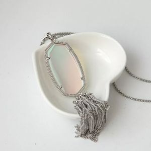 NEW Kendra Scott Rayne Silver Necklace Dichori…